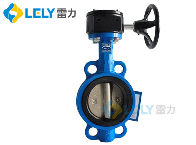 D371X型渦輪對夾軟密封蝶閥