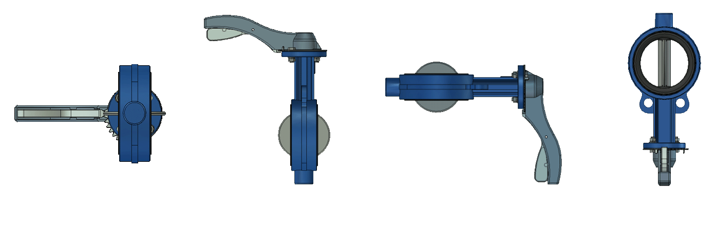 對夾渦輪軟密封蝶閥D371X型