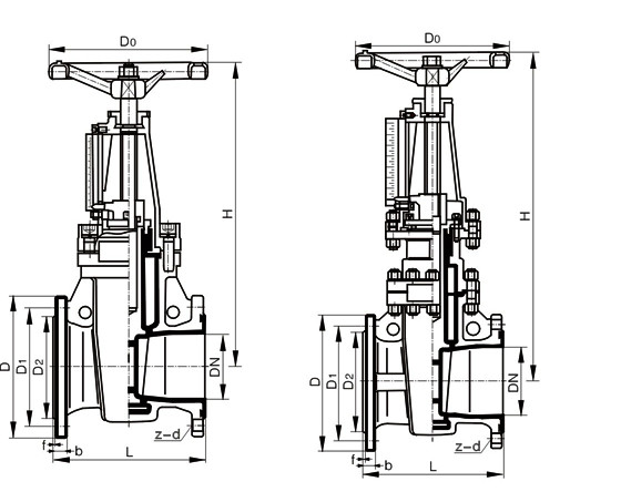 Z41F46/PO型全襯氟襯氟