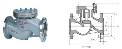 H41W臥式止回閥